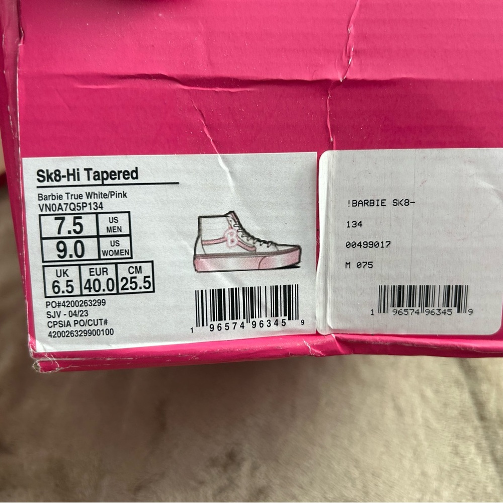 Vans x Barbie High-Top platform Sneakers - Picture 4 of 4